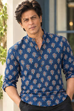 Load image into Gallery viewer, SRK [M/38] - Men Short Kurta Top
