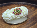 Load image into Gallery viewer, Hairclip - JASMINE x KOLAM (Green x Pink)
