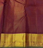 Load image into Gallery viewer, MAHOGANY HERITAGE - Pure Kanjivaram Silk Saree with Gold Zari
