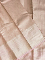 Load image into Gallery viewer, Semi Kanchipuram Silk Saree x Light Gold Zari - Pastel Pink
