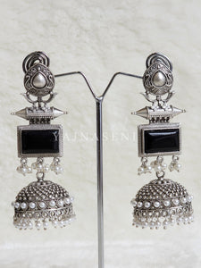 RAYNA earrings (Black)
