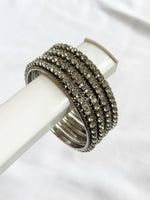Load image into Gallery viewer, VIYA - set of 4 bangles (Silver)
