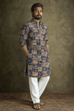 Load image into Gallery viewer, ALLU ARJUN [XL/42] - Men Mid Length Kurta Top
