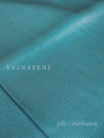 Load image into Gallery viewer, Kubera Pattu Saree - Sky Blue x Hot Pink
