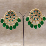 Load image into Gallery viewer, MADONNA studs (green)
