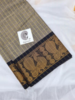 Load image into Gallery viewer, Sungudi Cotton Saree - Light grey
