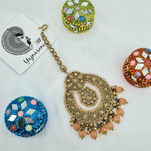 Tikka - EESHANI (bronze) , Peach