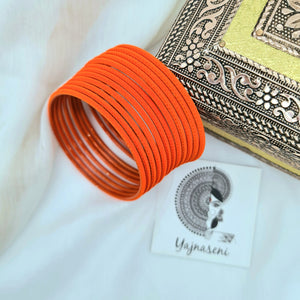 Matte Bangles - Orange