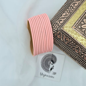 Matte Bangles - Peach