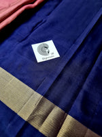 Load image into Gallery viewer, Pure Soft Silk Kanjivaram Saree - Rouge x Royal
