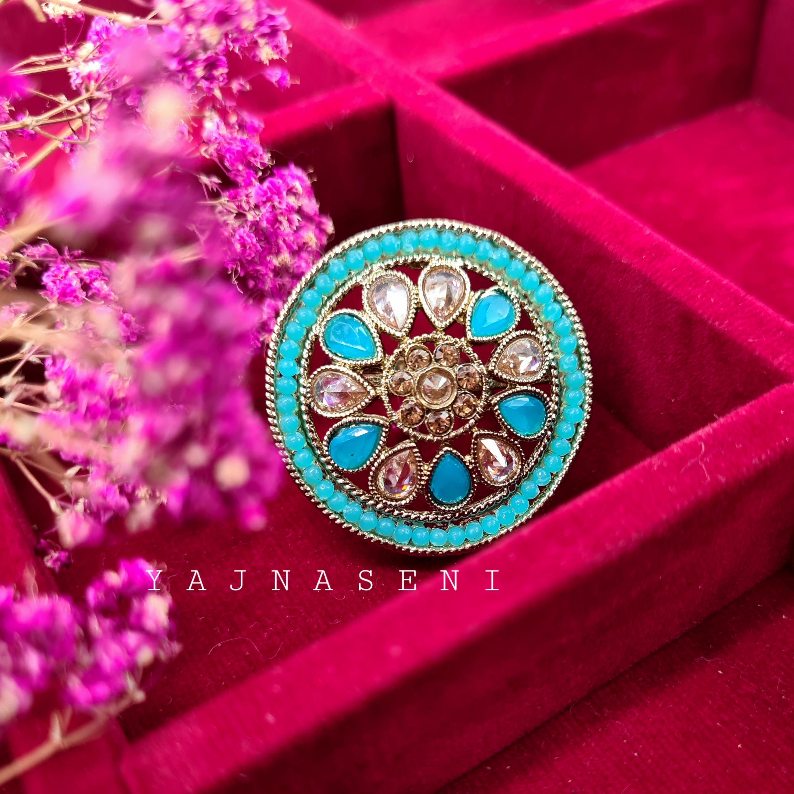 Ring - MISHTI (light blue)