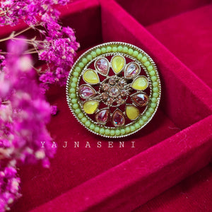 Ring - MISHTI (mint-yellow)