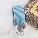 Load image into Gallery viewer, Matte dot Bangles - Surf
