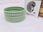 Load image into Gallery viewer, Matte dot Bangles - Cool Mint
