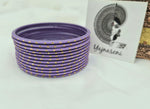 Load image into Gallery viewer, Matte dot Bangles - Periwinkle
