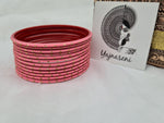 Load image into Gallery viewer, Matte dot Bangles - Coral Pink
