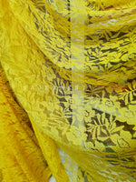 Load image into Gallery viewer, Lace Saree - Yellow
