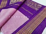 Load image into Gallery viewer, Kalyani Cotton Saree - Lavender x Purple
