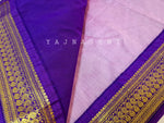 Load image into Gallery viewer, Kalyani Cotton Saree - Lavender x Purple
