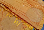Load image into Gallery viewer, Soft Silk Borderless Mandala Saree - Tangerine
