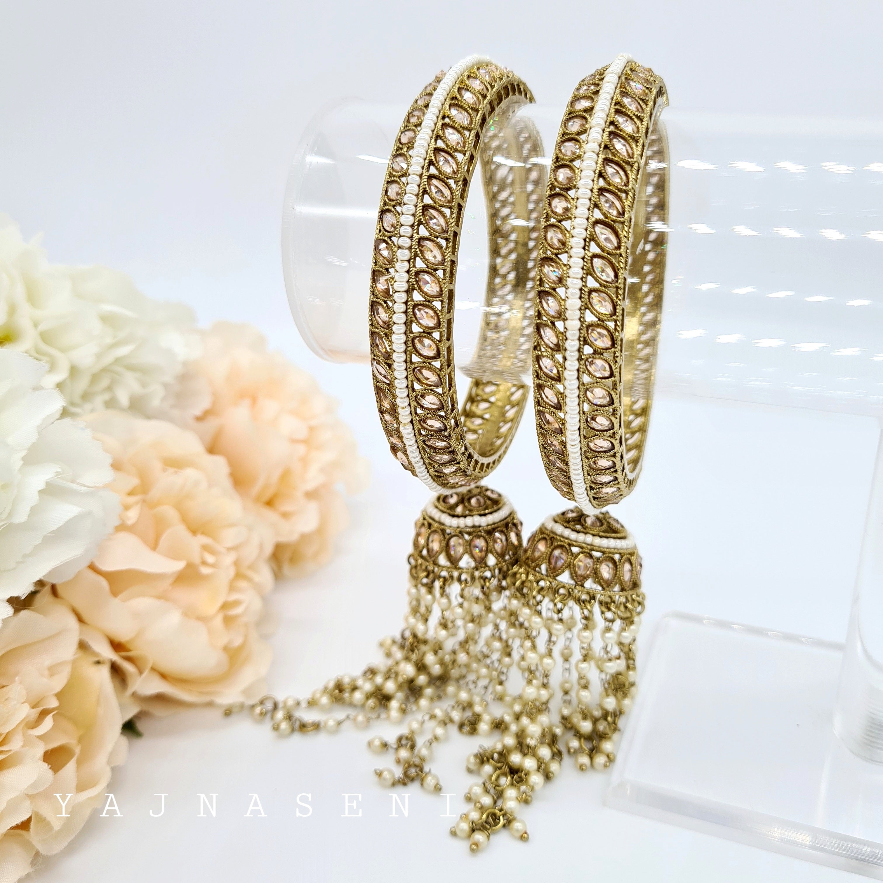 AINARA - pair of kalere bangles (gold)