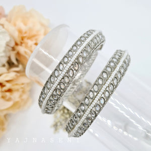 AINARA - pair of kalere bangles (silver)