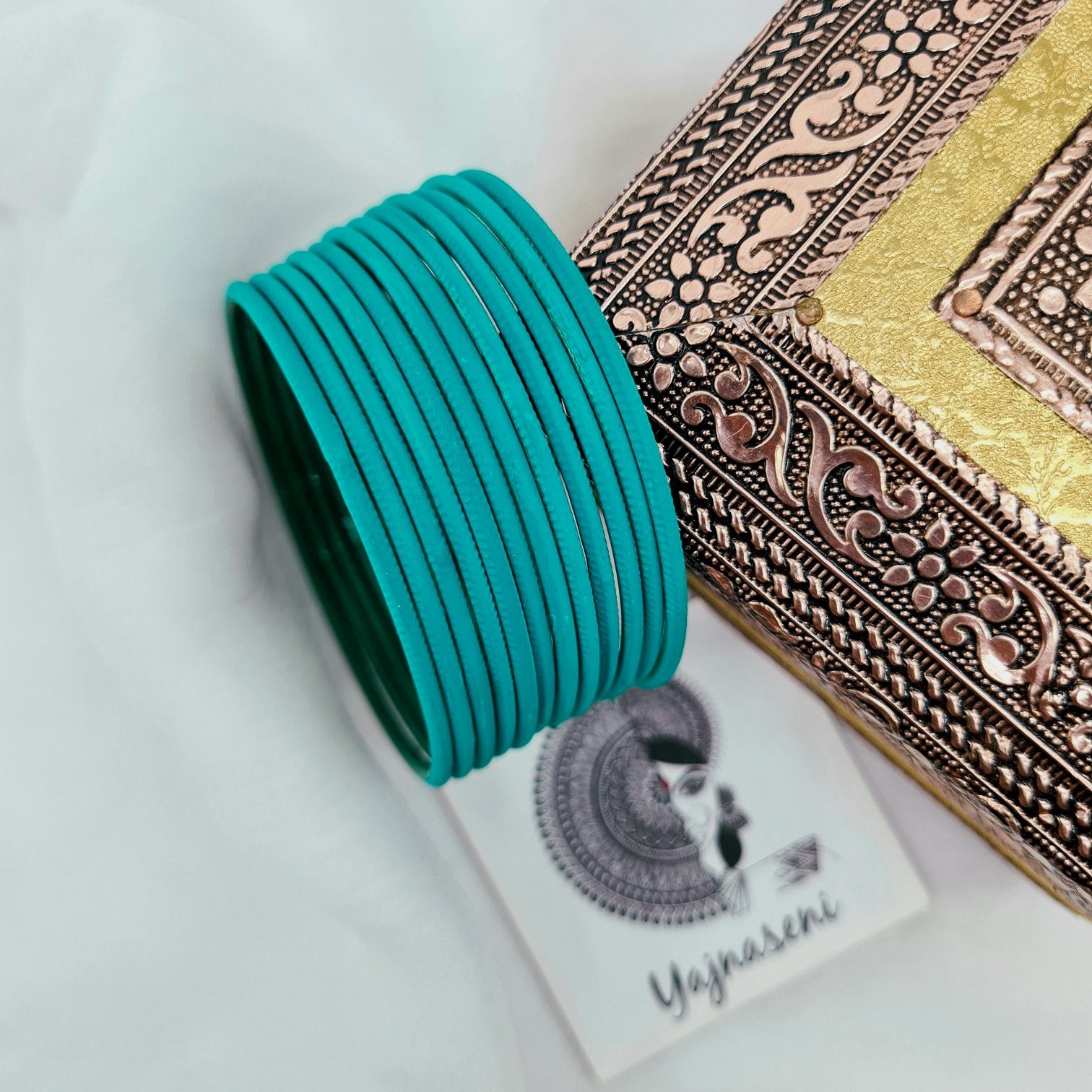 Matte Bangles - Dark Cyan