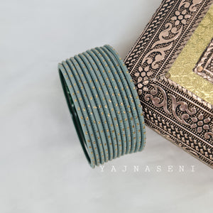 Matte dot Bangles - Sage