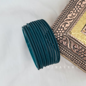 Matte Bangles - Dark Teal