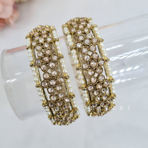 LEILA - pair of kada (champagne)