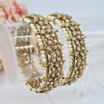Load image into Gallery viewer, LEILA - pair of kada (champagne)
