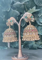 Load and play video in Gallery viewer, Temple jhumkas

