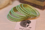 Load image into Gallery viewer, Matte dot Bangles - Mint

