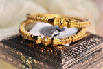 Load image into Gallery viewer, Gold Traditional Kada Bangle - Moti
