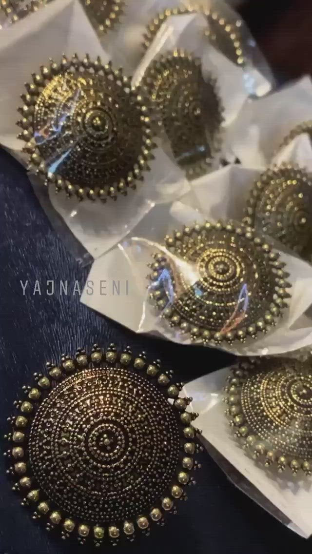 Mandala Ring - Oxidised Gold
