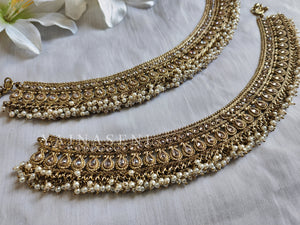 Bridal Anklet - AINARA (champagne)