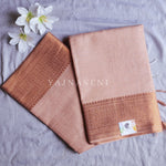 Load image into Gallery viewer, Soft Cotton Tissue Saree - Peach
