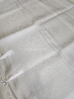 Load image into Gallery viewer, Banarasi Soft Silk Saree - Silver x White
