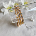 Load image into Gallery viewer, SUNITHA - set of 4 bangles (gold)
