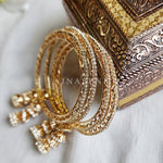 Load image into Gallery viewer, SUNITHA - set of 4 bangles (gold)
