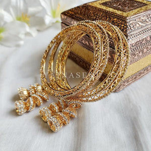 SUNITHA - set of 4 bangles (gold)