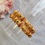 Load image into Gallery viewer, LAKSHMI - pair of kemp bangles (thick)
