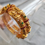 Load image into Gallery viewer, LAKSHMI - pair of kemp bangles (thick)
