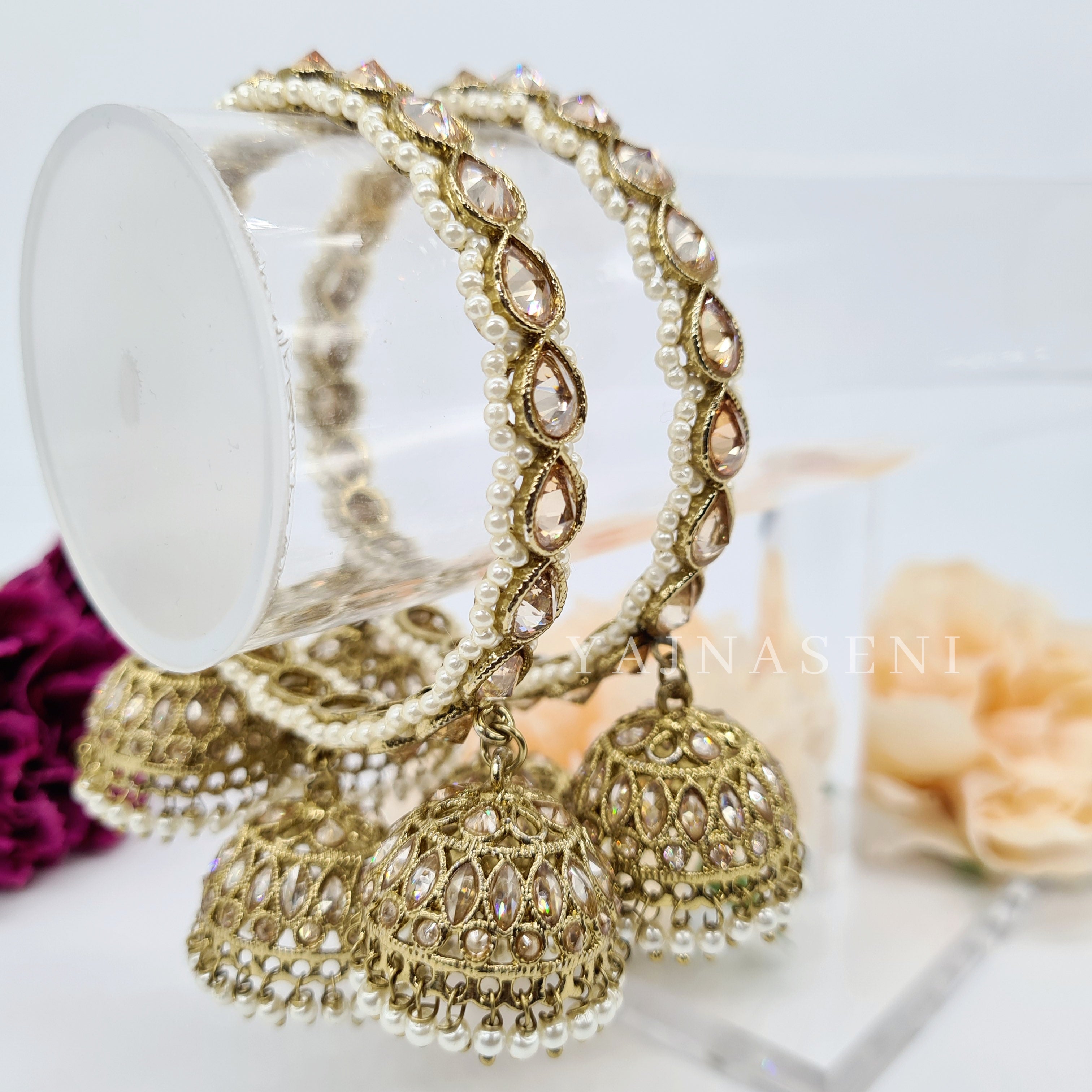 JAANVI - pair of bangles (with jimikki)