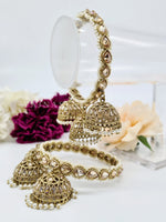 Load image into Gallery viewer, JAANVI - pair of bangles (with jimikki)

