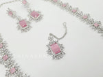 Load image into Gallery viewer, DIANA (necklace) - silver x pink
