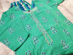 Load image into Gallery viewer, Kurti set - EESHANI : seafoam x blue
