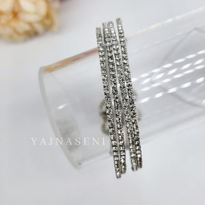 SUNITHA - set of 4 bangles (silver)
