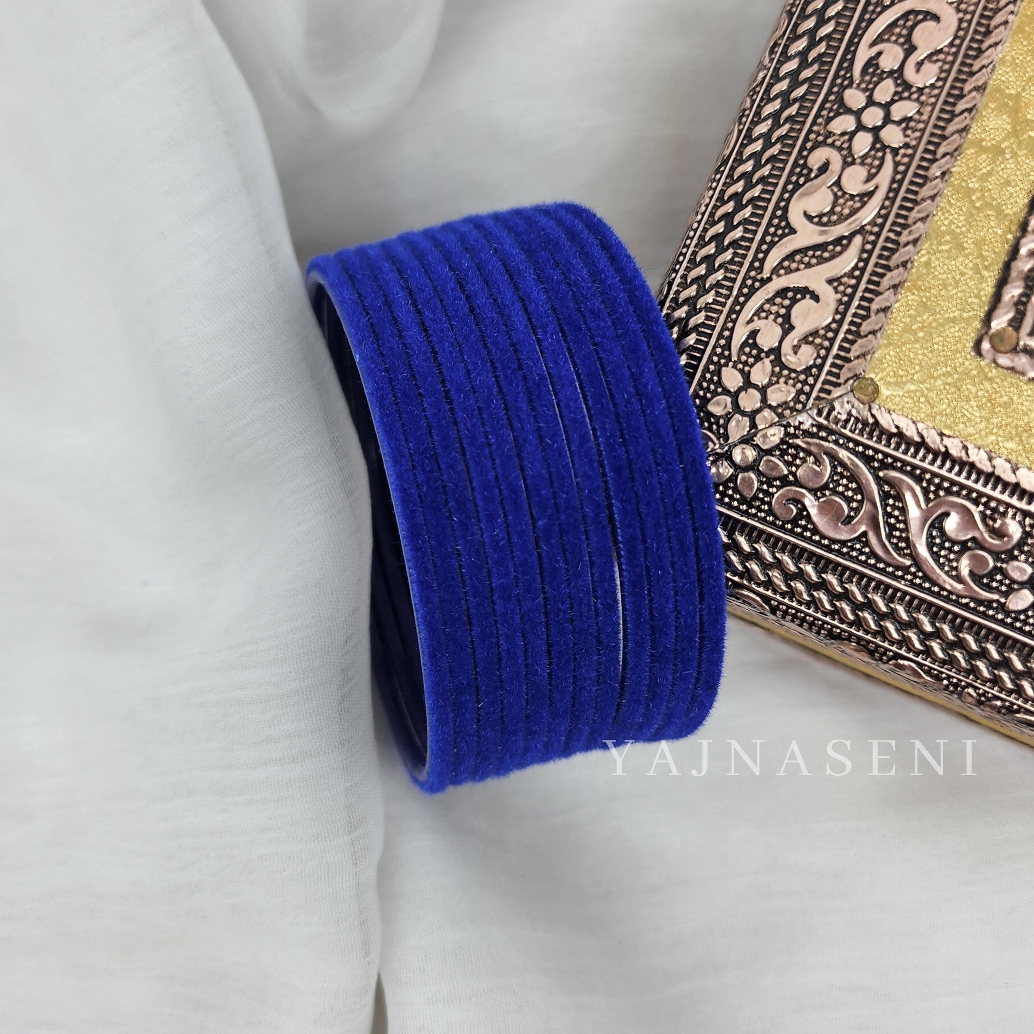 Velvet Bangles - Persian Blue