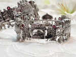 Load image into Gallery viewer, PADMAVATI - pair of kada, screw type (silver)
